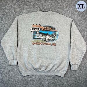 Vintage Harley Davidson Sheboygan Wisconsin Crewneck Sweatshirt